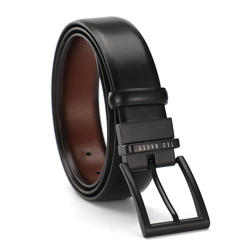 REVERSIBLE BELT | BLACK BROWN