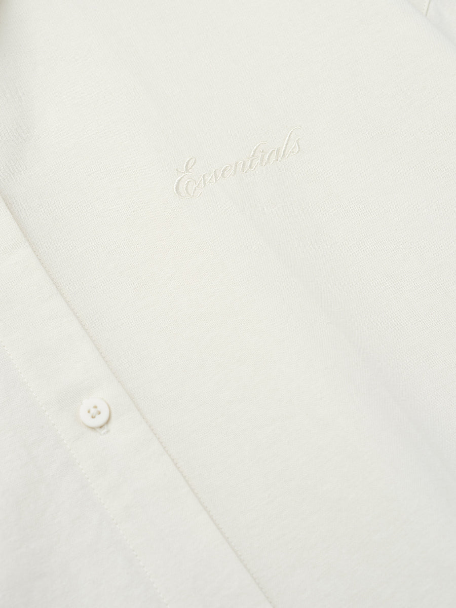 Womens Cotton Oxford Signature Button Up Shirt