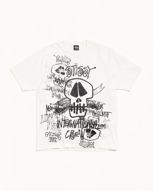 SKULLS TEE PIGMENT DYED