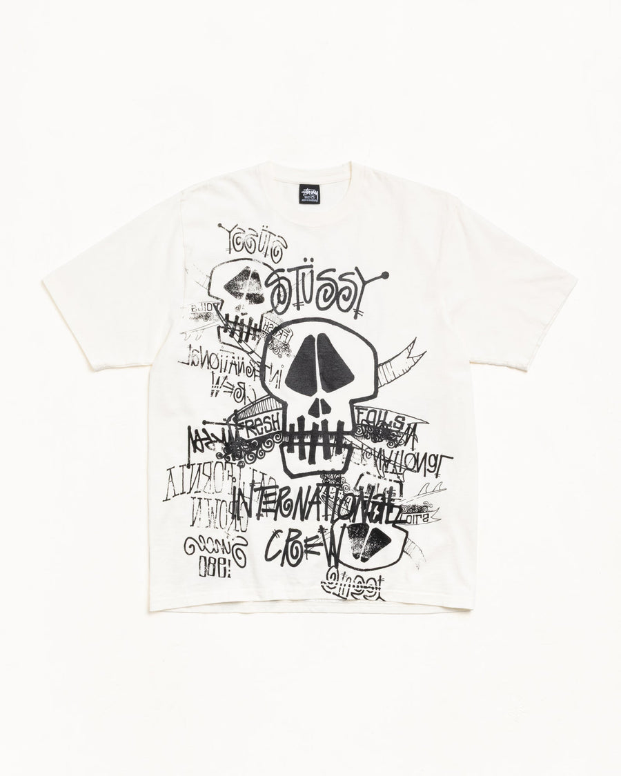 SKULLS TEE PIGMENT DYED