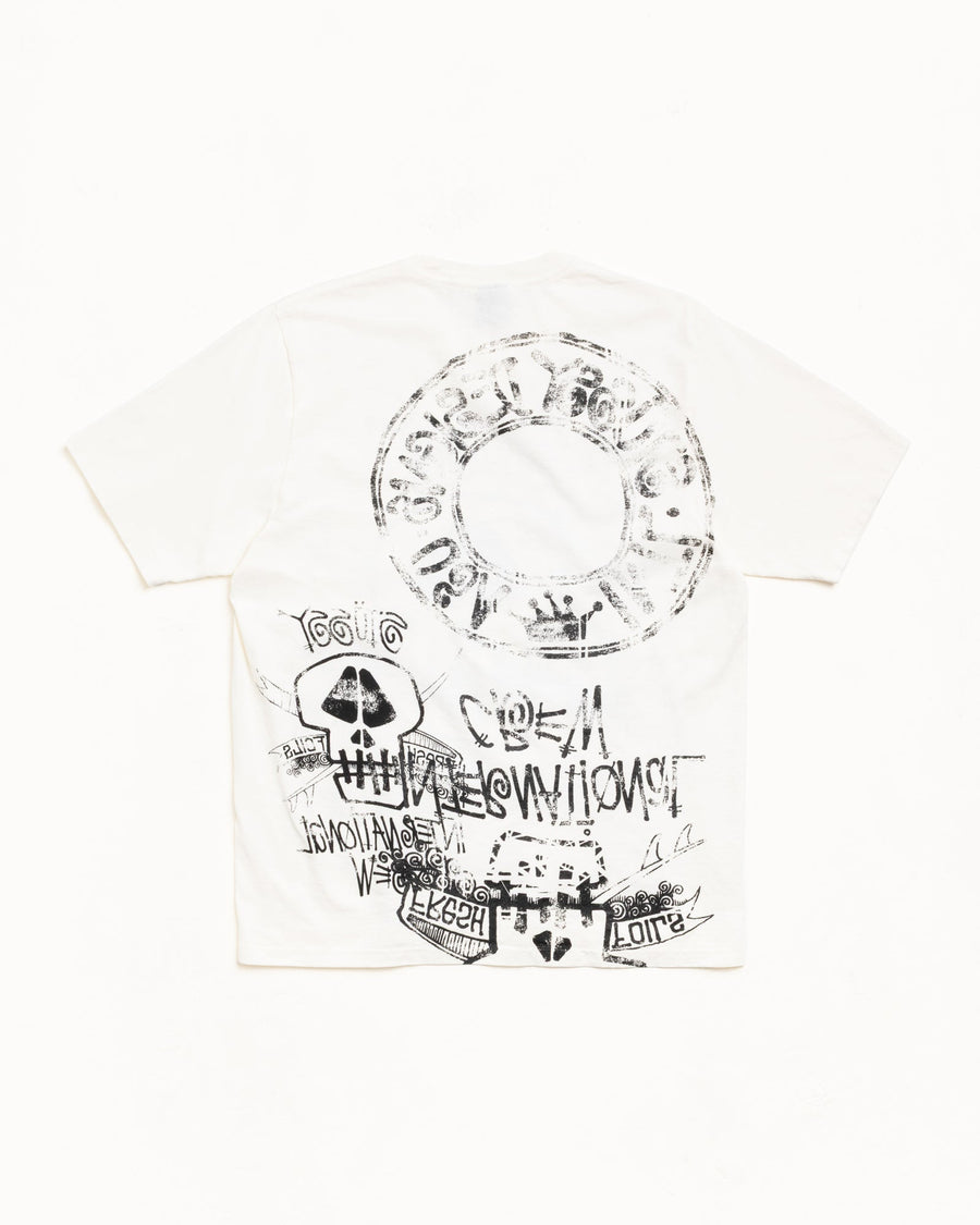 SKULLS TEE PIGMENT DYED