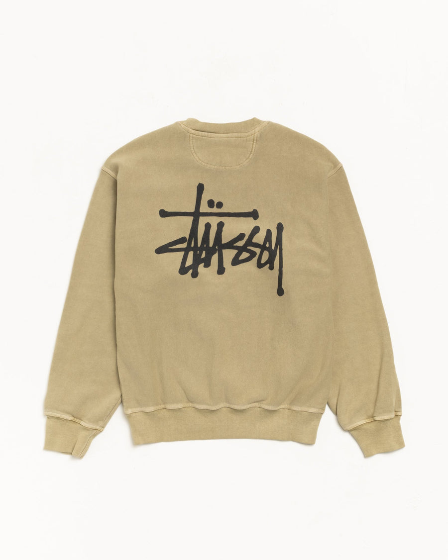 BASIC STÜSSY CREW PIGMENT DYED