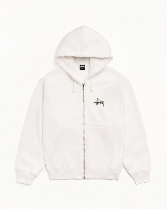 BASIC STÜSSY ZIP HOODIE PIGMENT DYED