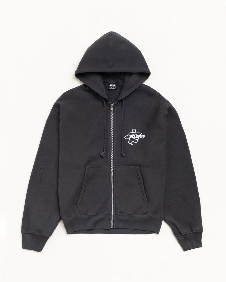 SURF SIZE ZIP HOODIE