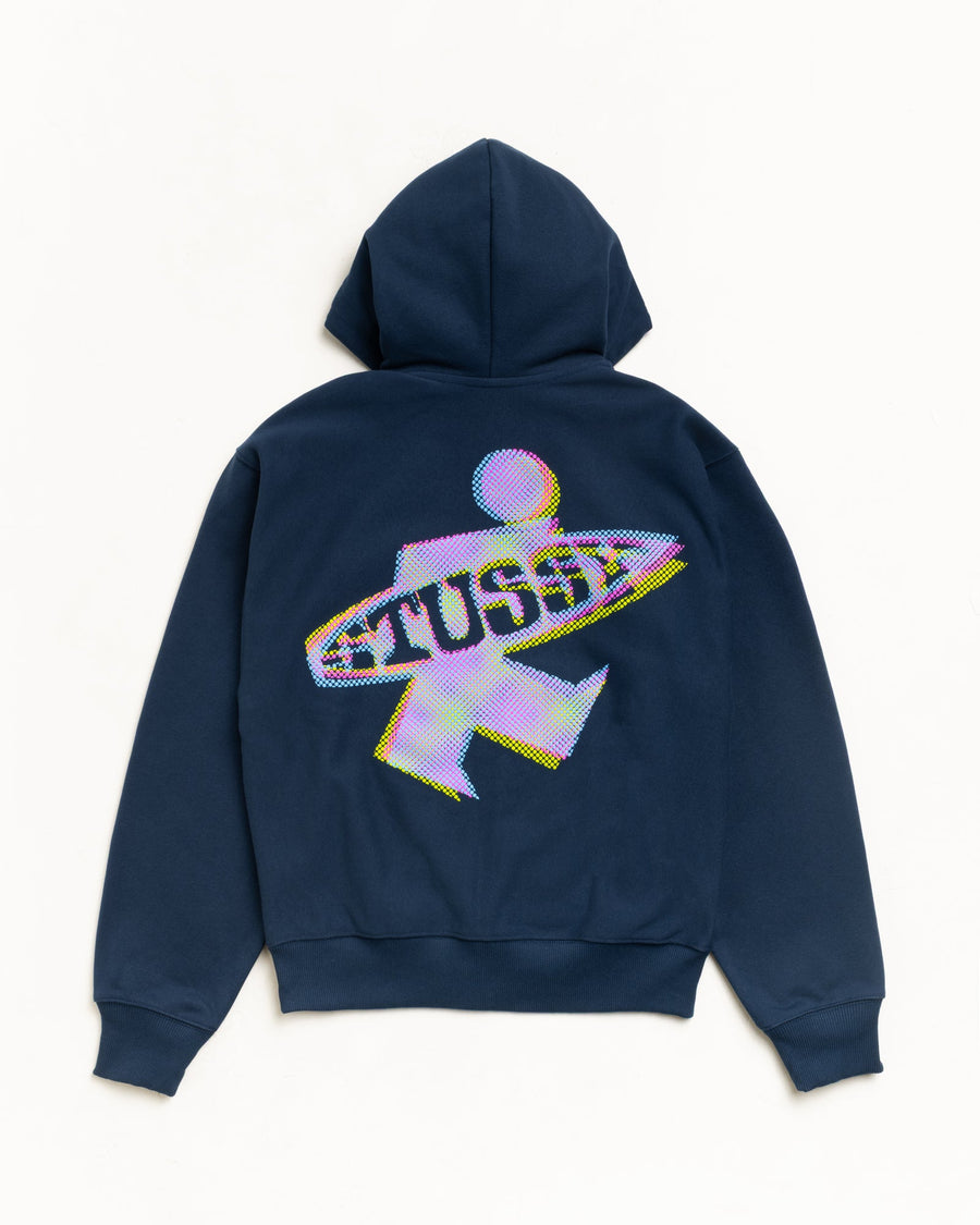 DOT SURF PUFF PRINT ZIP HOODIE