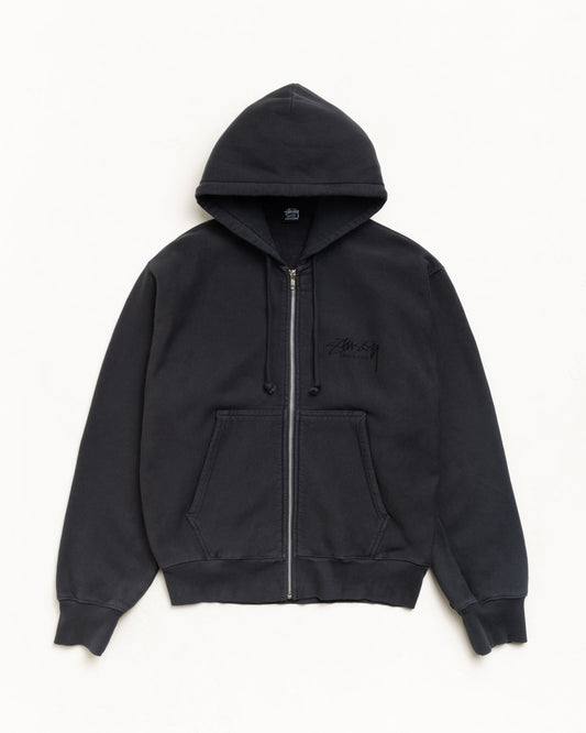 BEACH ROOTS ZIP HOODIE GARMENT DYED