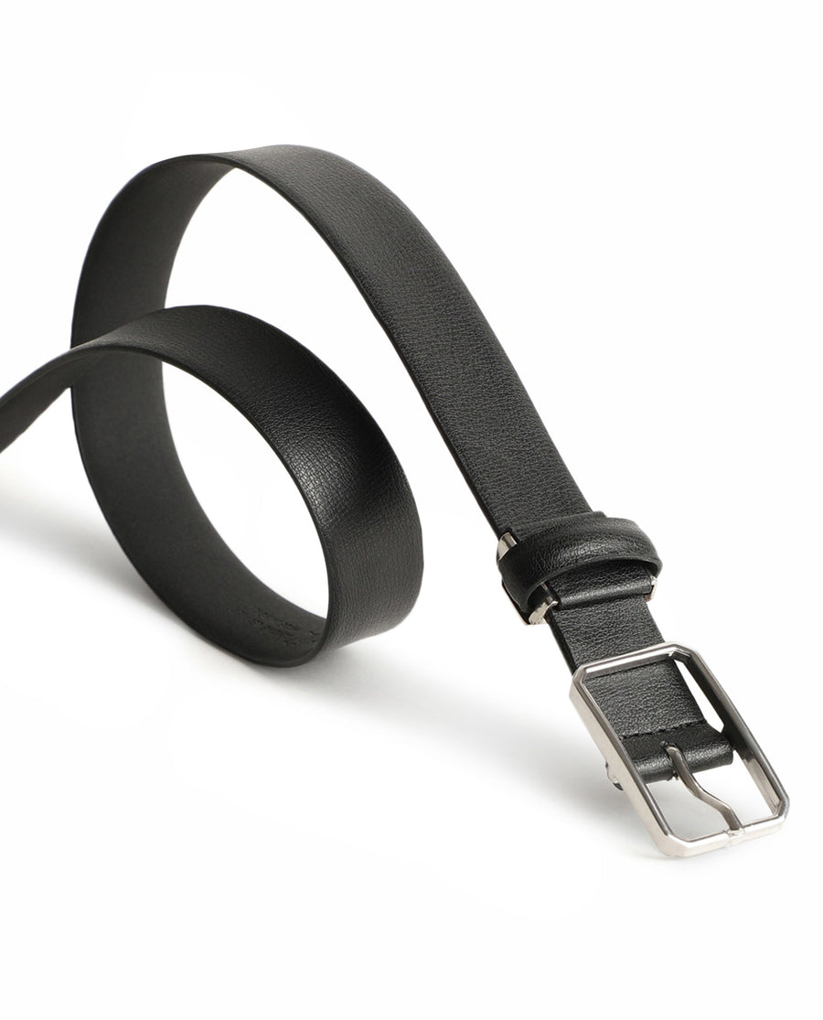 Rare Rabbit Men's Cult Black Belt Leather