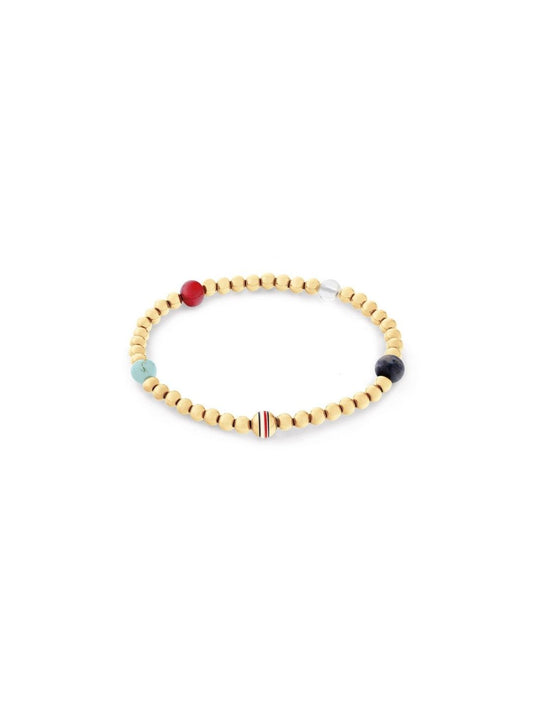 Tommy Hilfiger Modern Hippie Agate Beaded Wraparound Bracelet