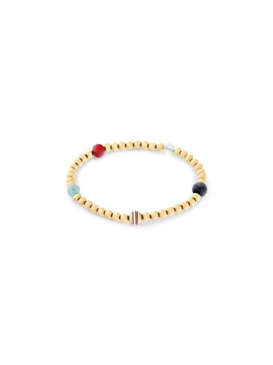Tommy Hilfiger Modern Hippie Agate Beaded Wraparound Bracelet