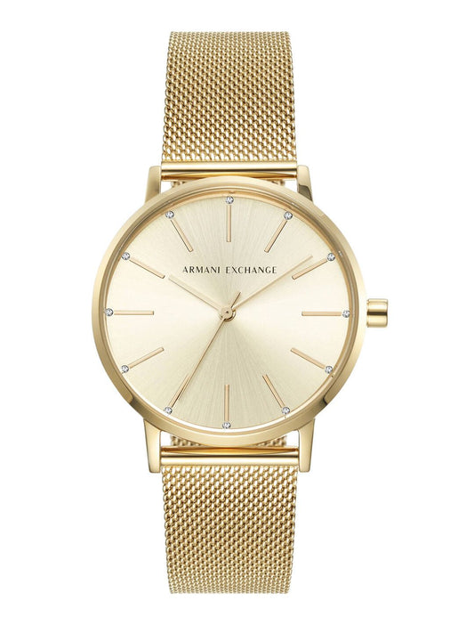 Armani Exchange LOLA Women Gold Analogue Watch AX5536