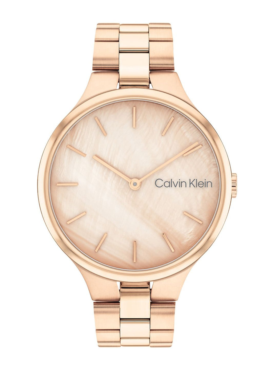 Calvin Klein Women Water Resistance Bracelet Style Straps Analogue Watch 25200427