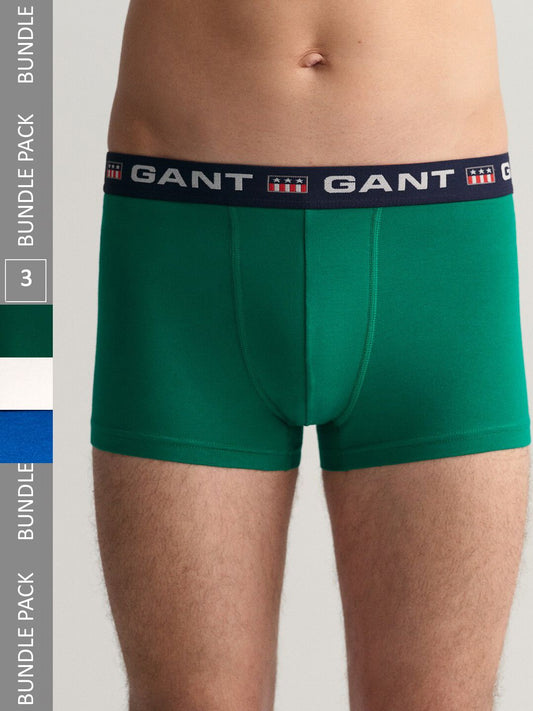 GANT Men Pack of 3 Pure Cotton Trunks