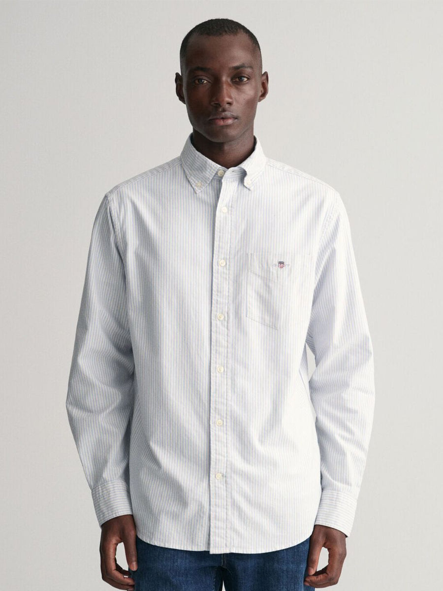 GANT Striped Button Down Regular Fit Shirt