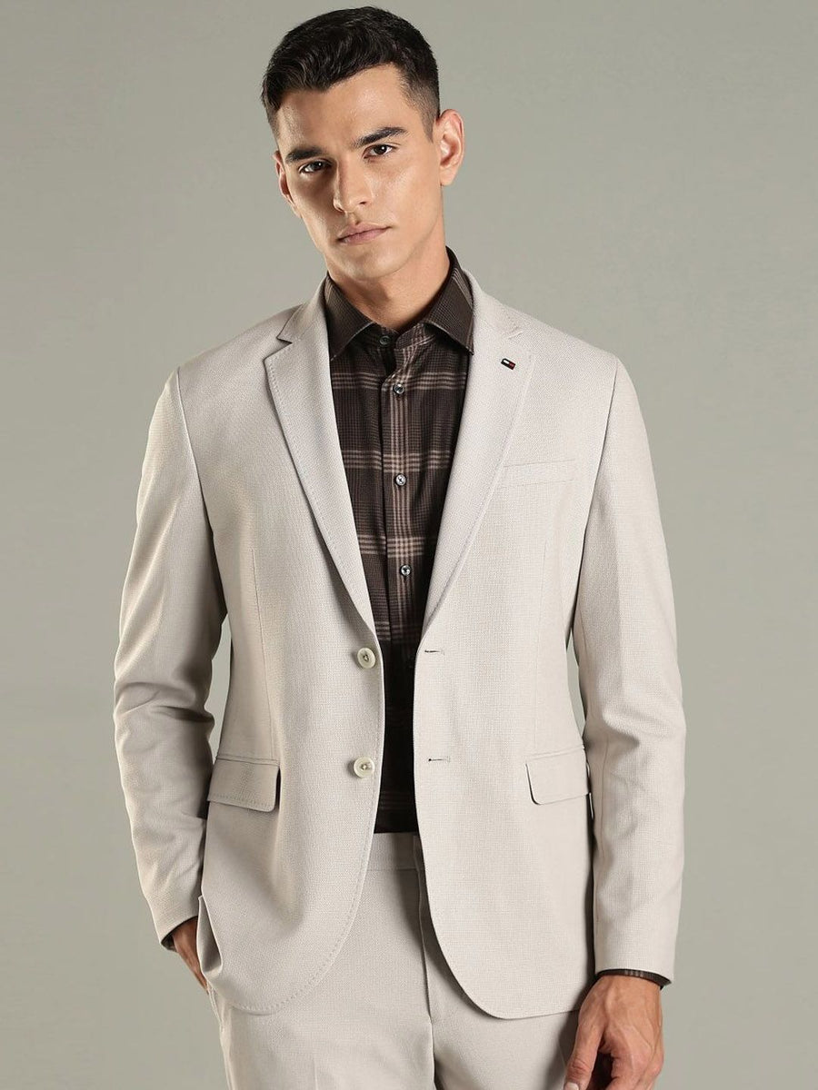 Tommy Hilfiger Notched Lapel Single-Breasted Blazer