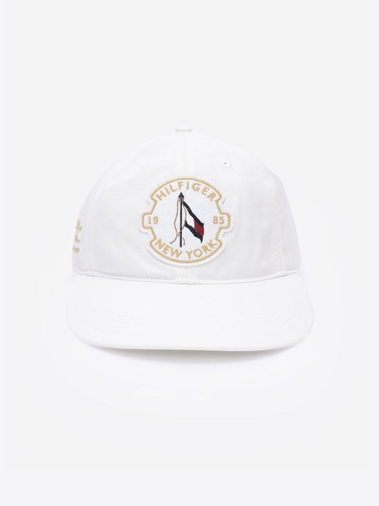 Tommy Hilfiger Men Logo Embroidered Cotton Baseball Cap