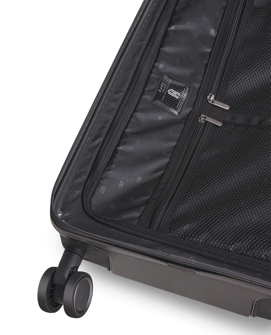 Rare Rabbit Tony Grey Hard Shell Trolley Bag