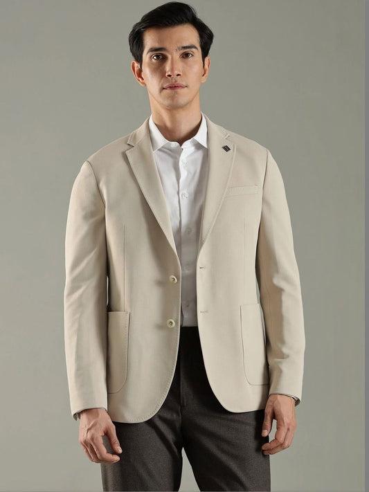 Tommy Hilfiger Textured Single Breasted Blazer