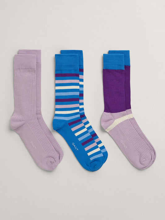 GANT Men Pack Of 3 Above Ankle Length Pack Of Socks