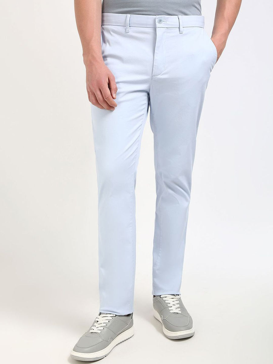 Tommy Hilfiger Men Straight Fit Mid-Rise Chinos Trouser