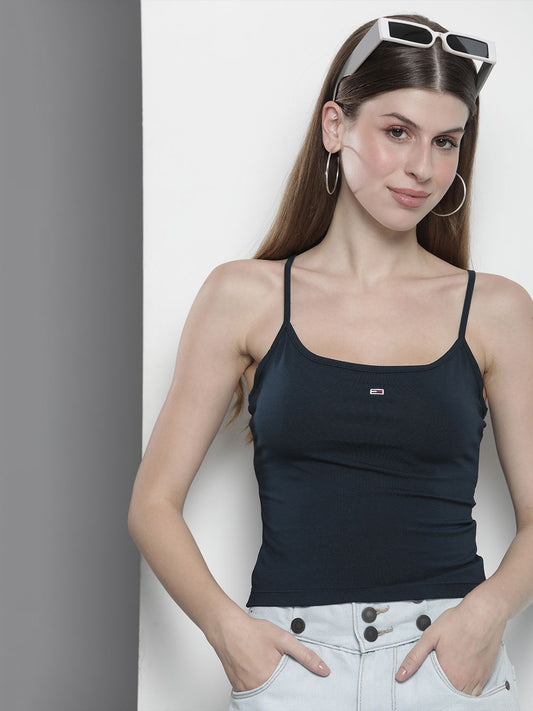 Tommy Hilfiger Solid Shoulder Straps Regular Top
