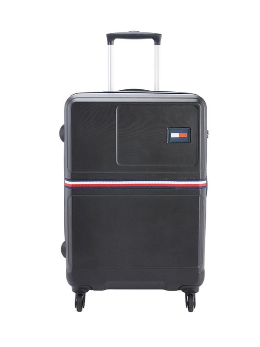Tommy Hilfiger Solid 360 Degree Rotation 4 Wheels Medium Hard Trolley Suitcase