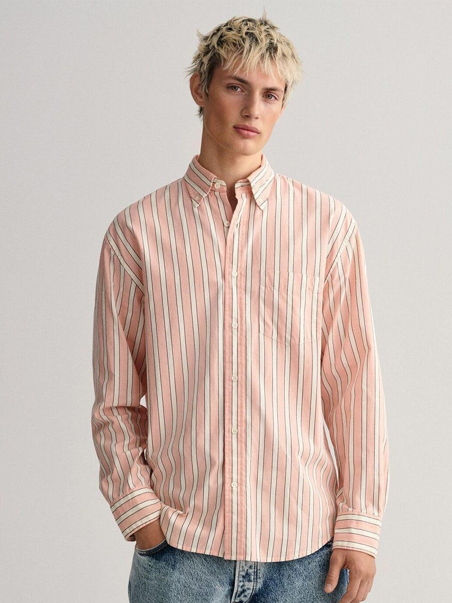 GANT Men Relaxed Fit Striped Casual Shirt
