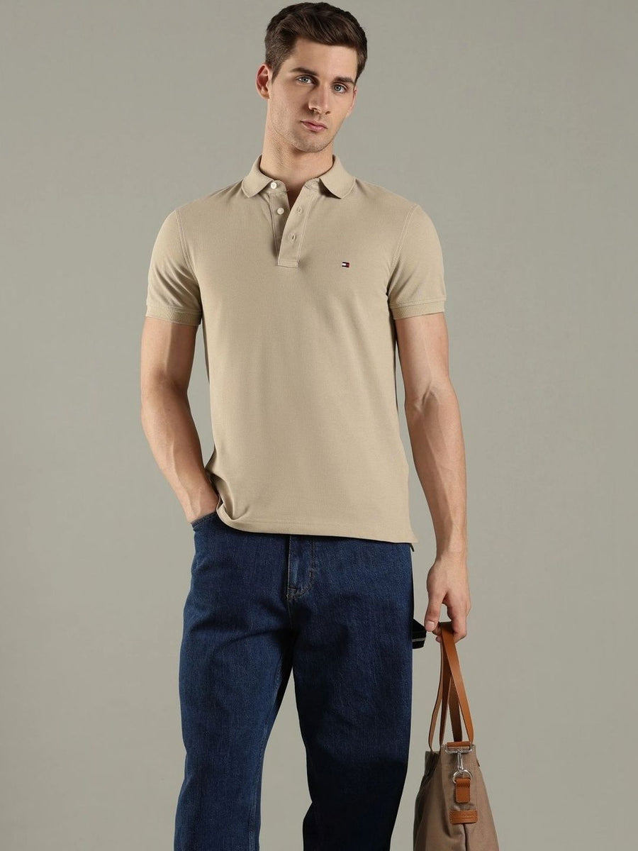Tommy Hilfiger Men Polo Collar Slim Fit T-shirt