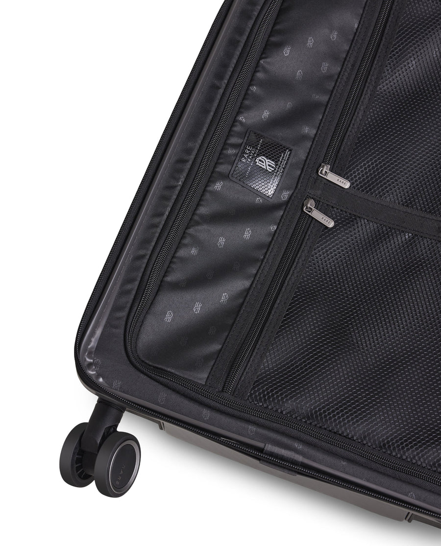 Rare Rabbit Gallardo Grey Impact-Resistant Hard Shell Trolley Bag