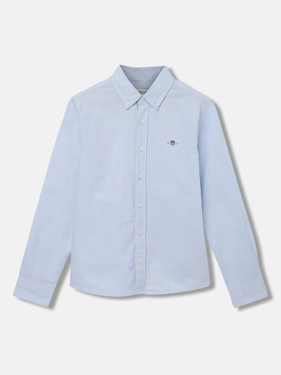 GANT Solid Button Down Regular Fit Shirt