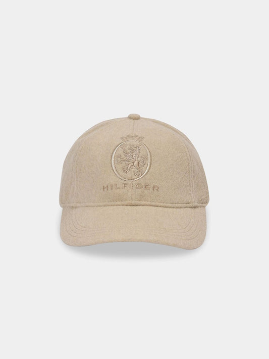 Tommy Hilfiger Men Embroidered Woollen Baseball Cap