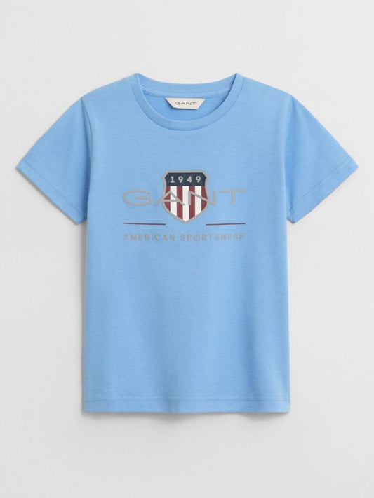 GANT Boys Typography Printed Round Neck T-shirt