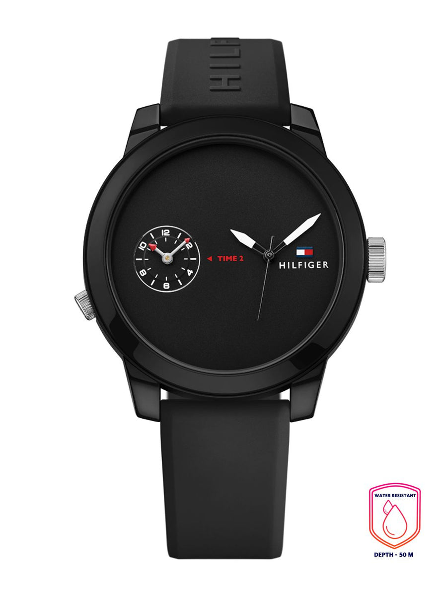 Tommy Hilfiger Men Black Analogue Watch NTH1791326