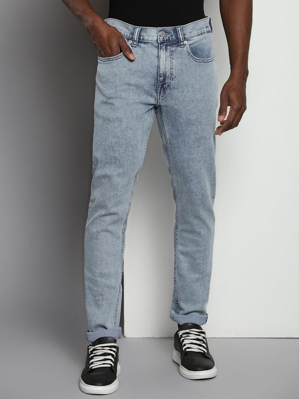 Tommy Hilfiger Men Slim Fit Heavy Fade Clean Look Jeans