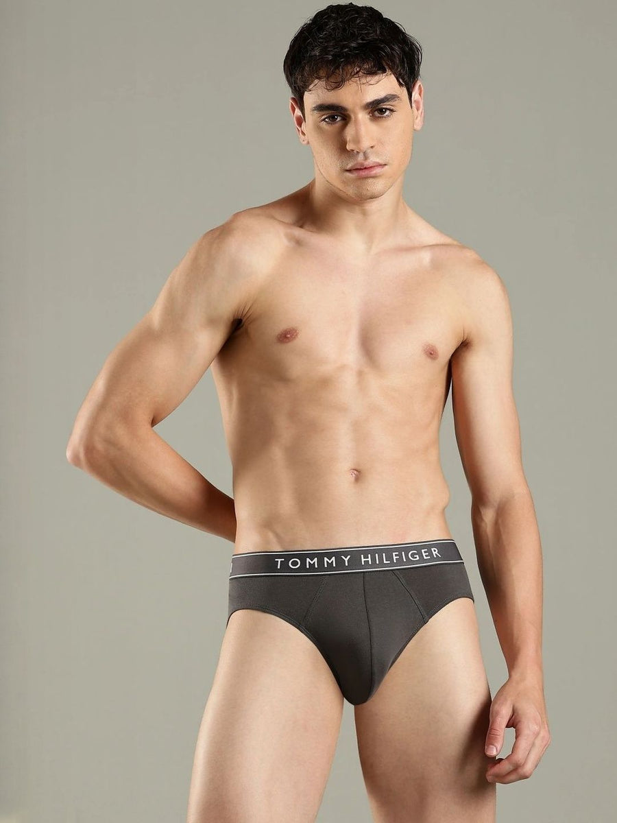 Tommy Hilfiger Men Pack Of 3 Low-Rise Basic Briefs