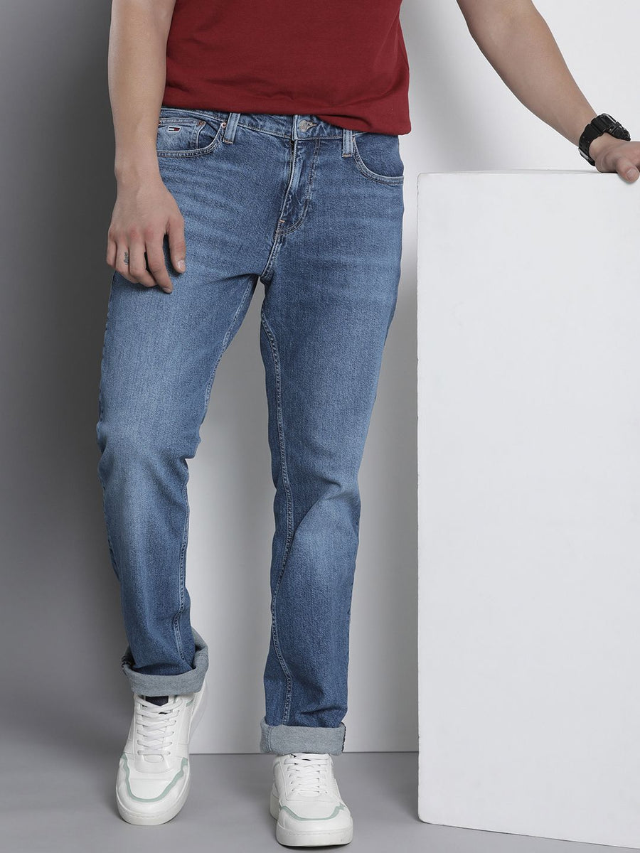 Tommy Hilfiger Men Straight Fit Light Fade Stretchable Jeans