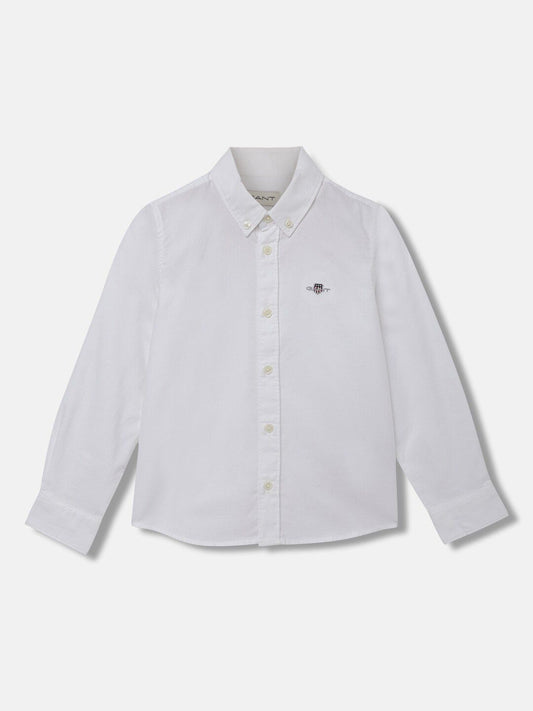 GANT Solid Button Down Regular Fit Shirt