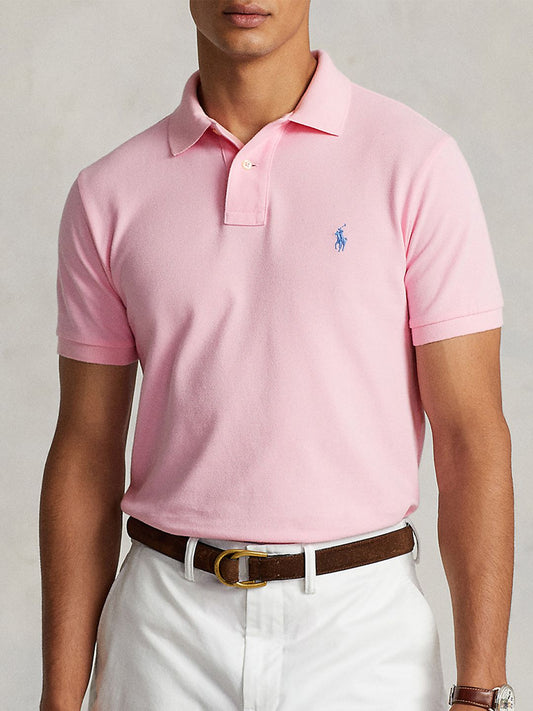 Polo Ralph Lauren Embroidered Logo Pure Cotton Custom Slim Fit Polo T-shirt