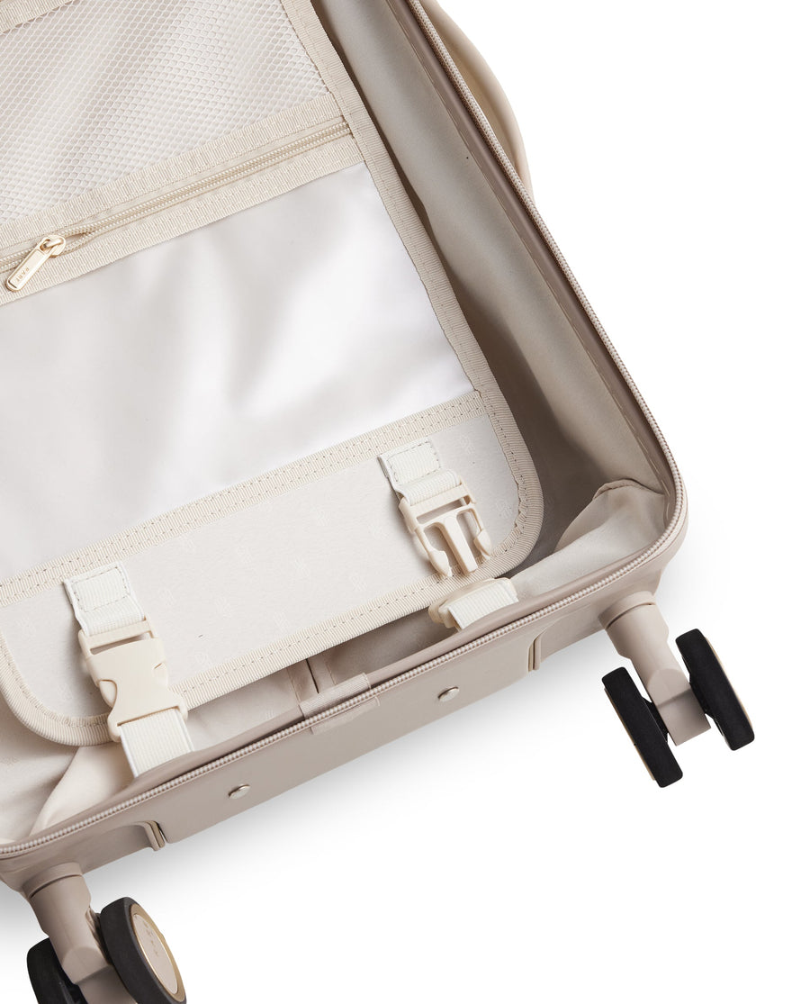 Rare Rabbit Tony Beige Hard Shell Trolley Bag