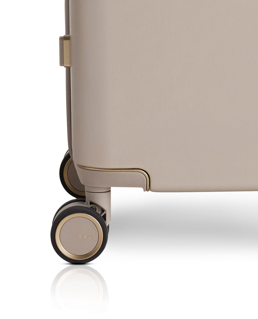 Rare Rabbit Tony Beige Hard Shell Trolley Bag