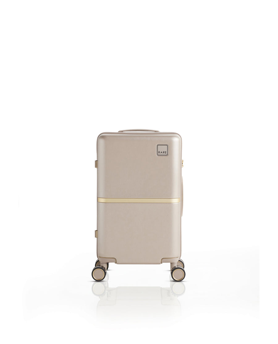 Rare Rabbit Tony Beige Hard Shell Trolley Bag
