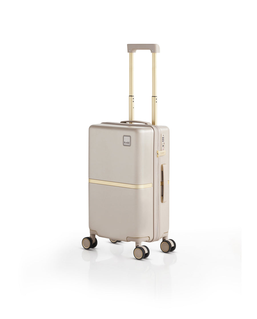 Rare Rabbit Tony Beige Hard Shell Trolley Bag