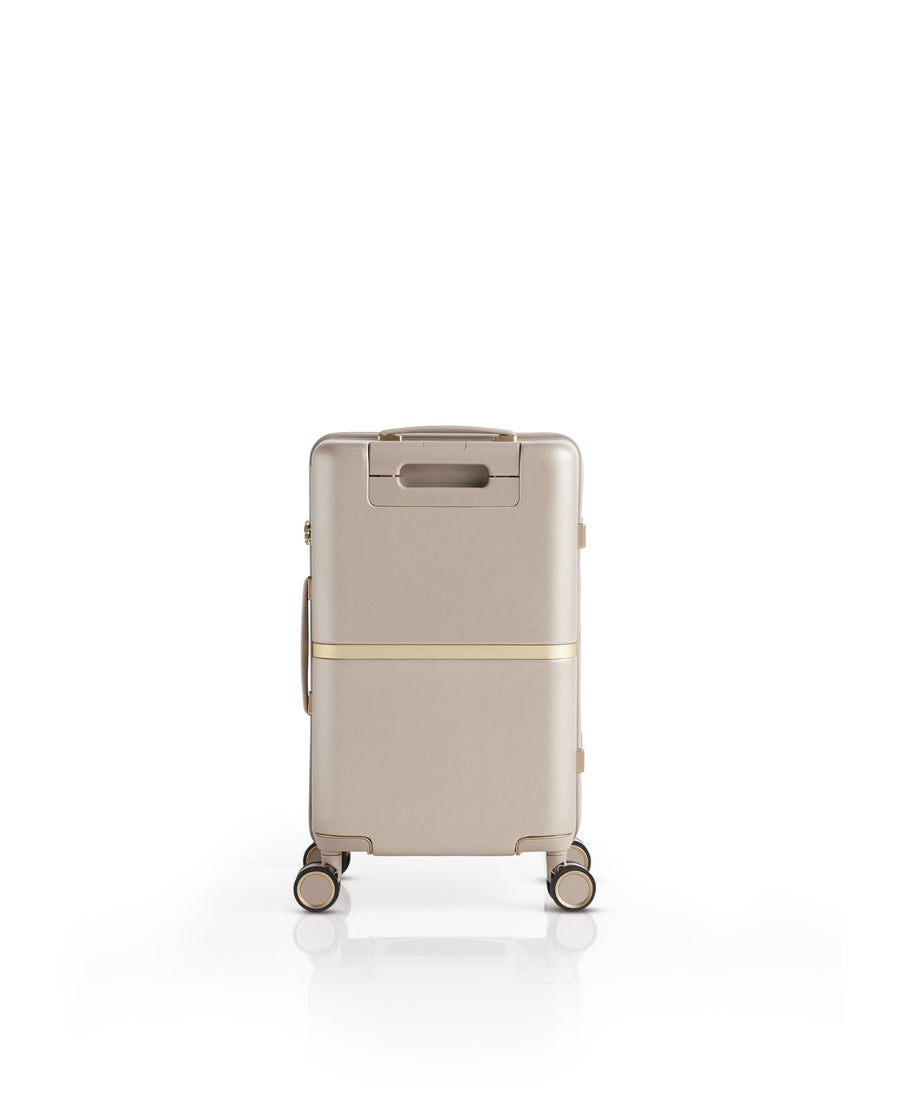 Rare Rabbit Tony Beige Hard Shell Trolley Bag