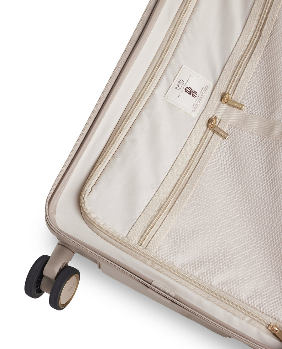 Rare Rabbit Tony Beige Hard Shell Trolley Bag
