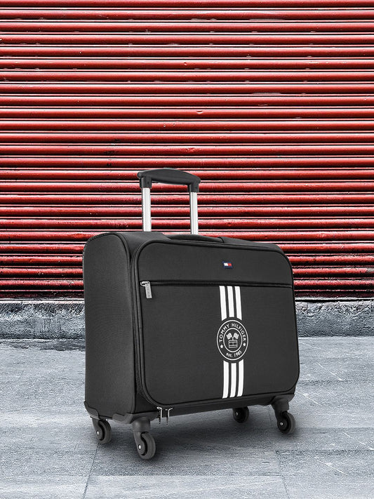 Tommy Hilfiger Printed Soft Sided Overnighter Overnighter Trolley- 45 Litres