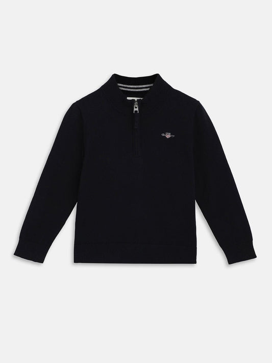 GANT Boys Mock Collar Pullover