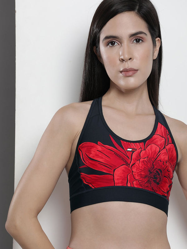 Tommy Hilfiger Mid Intensity Floral Aop Training Bra P2AWK306