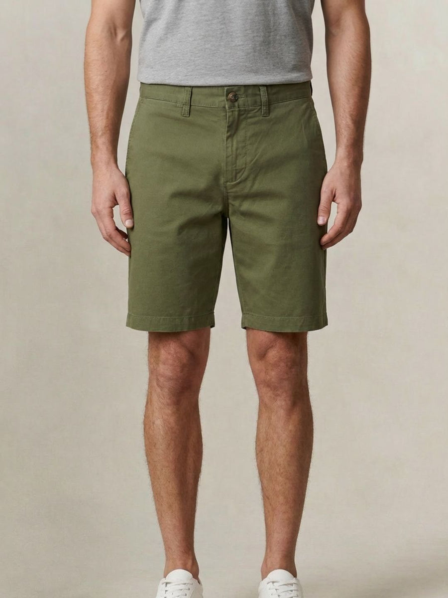 Gant Men Green Solid Regular Fit Shorts