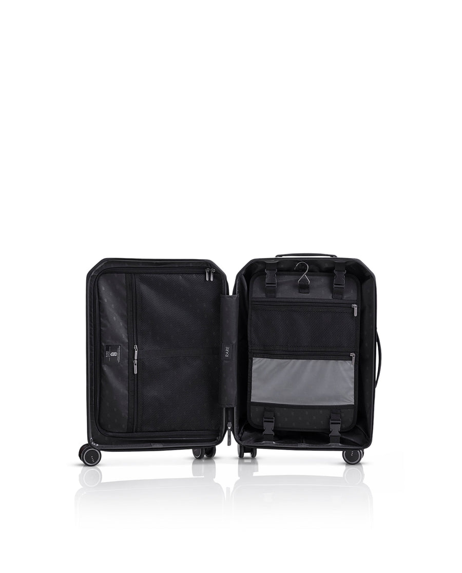 Rare Rabbit Gallardo Black Impact-Resistant Hard Shell Trolley Bag