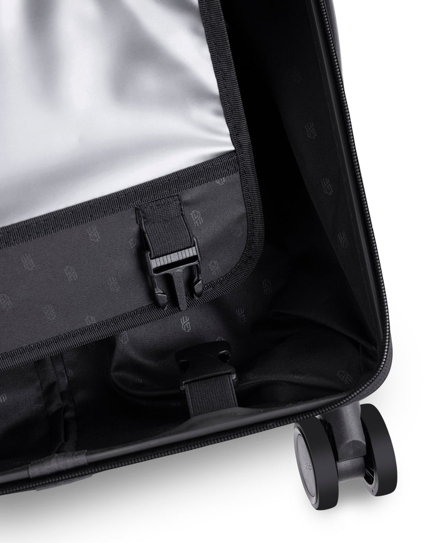 Rare Rabbit Gallardo Black Impact-Resistant Hard Shell Trolley Bag