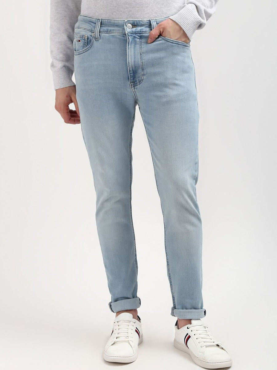 Tommy Hilfiger Men Skinny Fit Clean Look Heavy Fade Stretchable Cotton Jeans